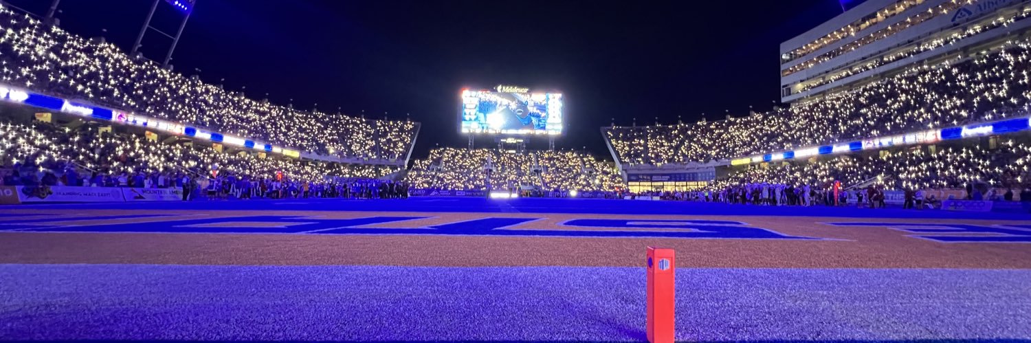 The Bronco Believer's banner