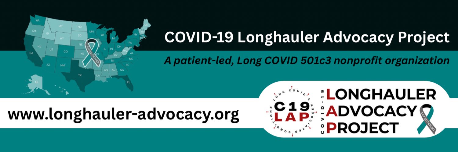 COVID-19 Longhauler Advocacy Project's banner