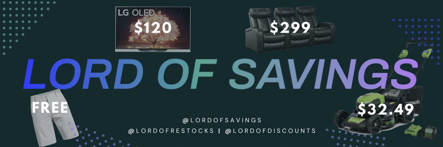 Lord Of Savings • Hot Deals, Discounts, & More's banner
