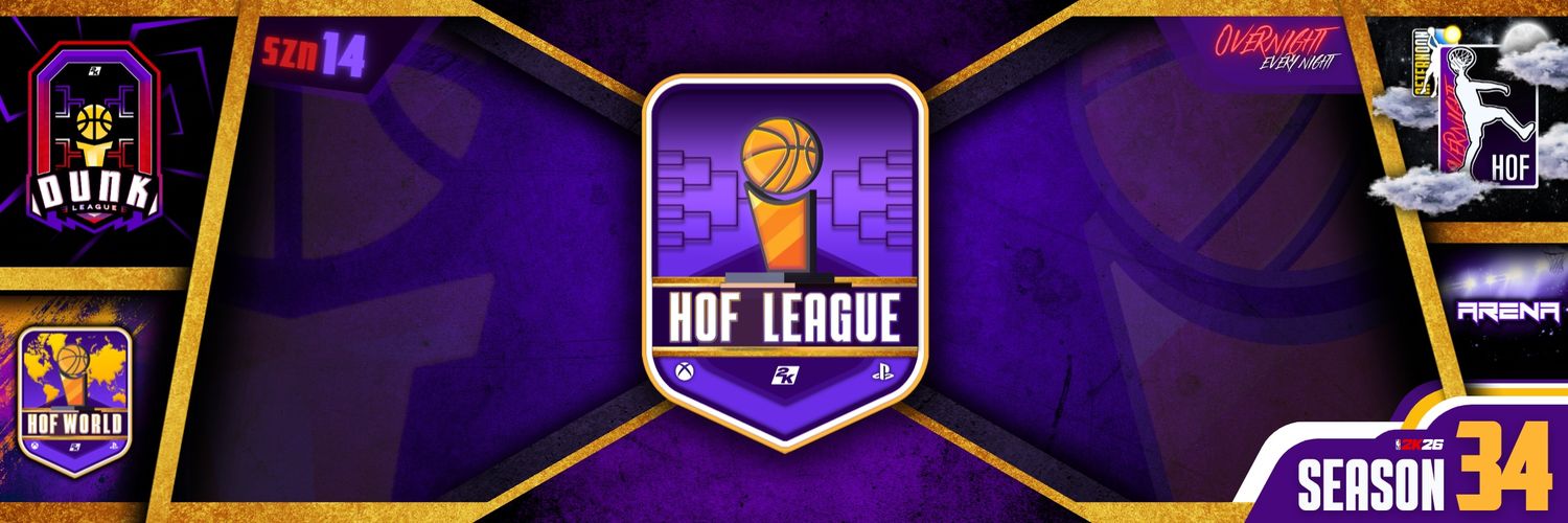 HOF League's banner