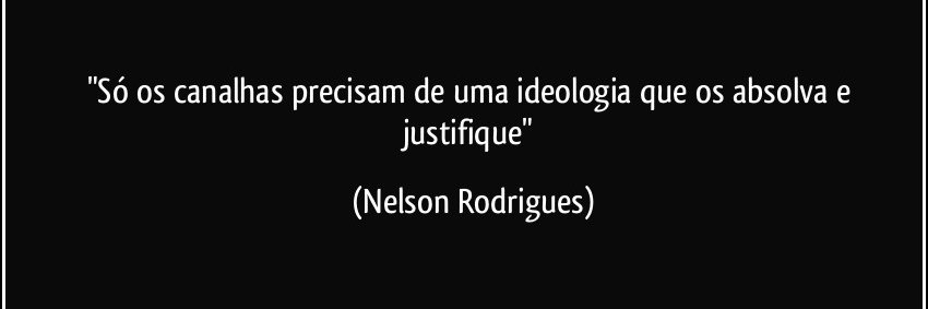 Nelson Rodrigues's banner