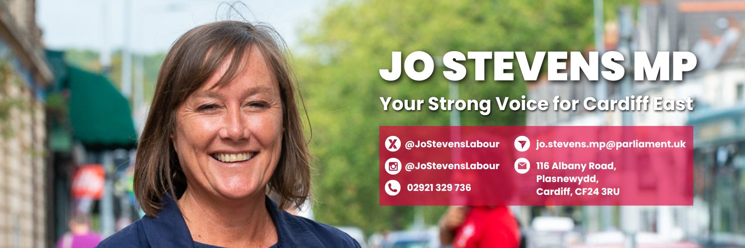 Jo Stevens's banner