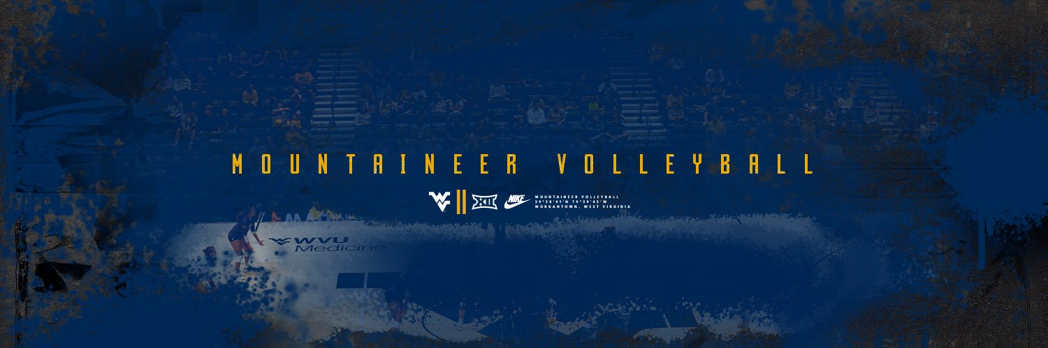 WVU Volleyball's banner