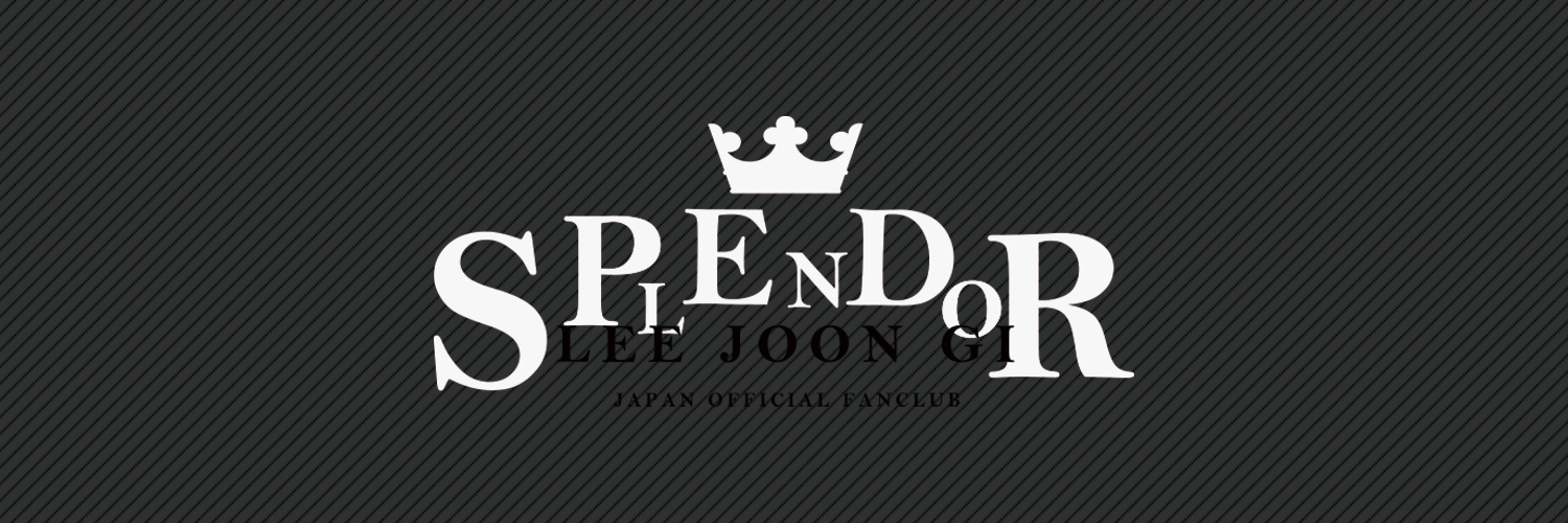 イ・ジュンギ 日本公式 SPLENDOR's banner