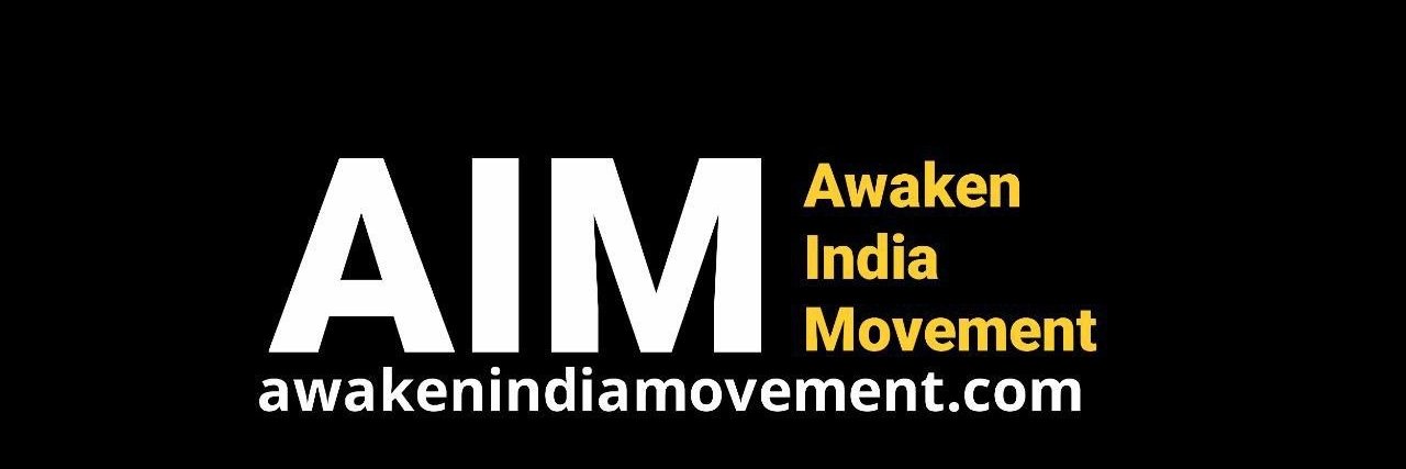 Awaken India Movement's banner