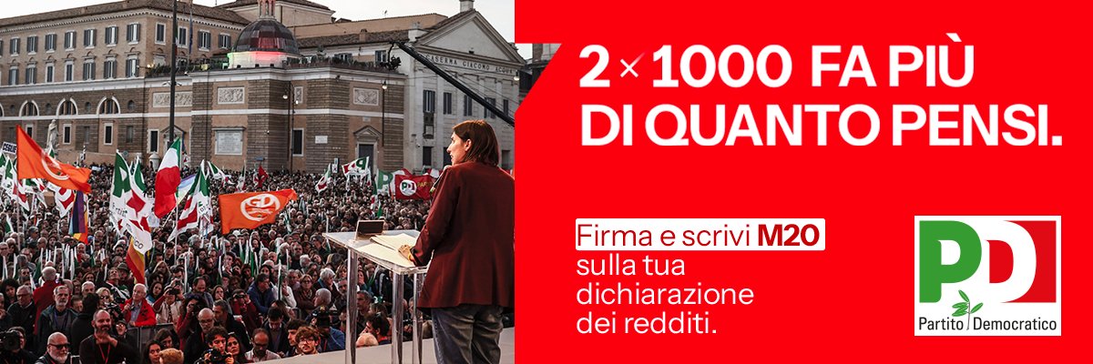 Partito Democratico 🇮🇹 🇪🇺's banner