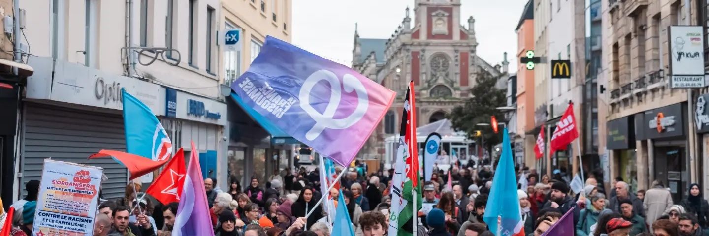 Jeunes Insoumis•es Rouen's banner