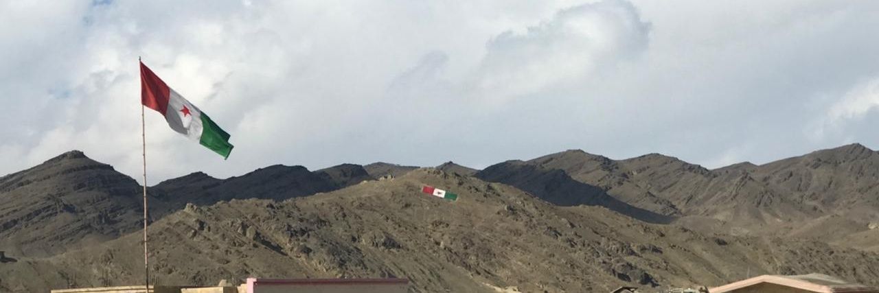 Mehmood Khan Achakzai's banner