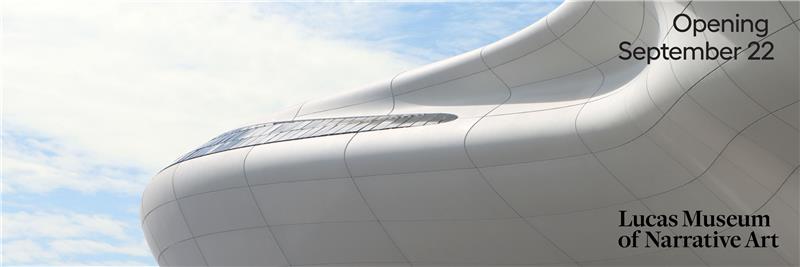 Lucas Museum of Narrative Art's banner