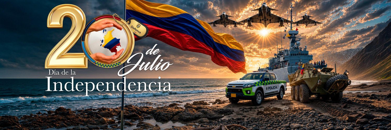 Fuerzas Militares de Colombia's banner