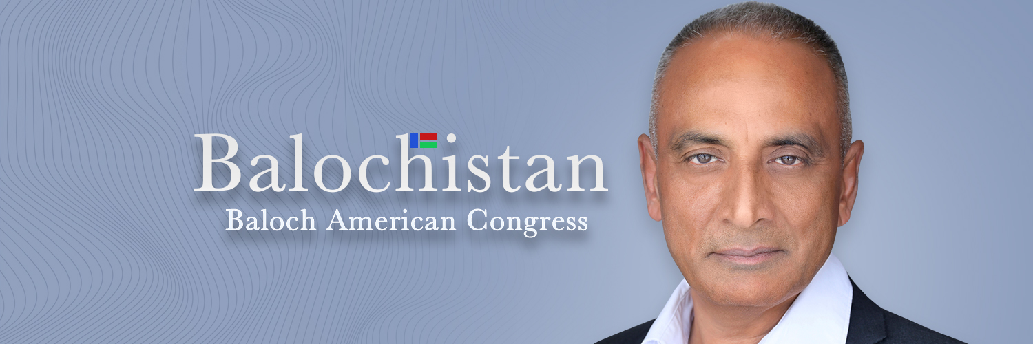Baloch American Congress's banner