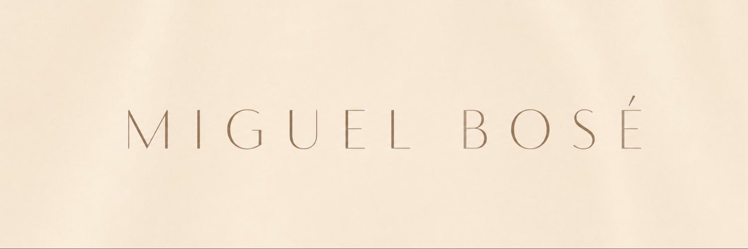 Miguel Bosé's banner