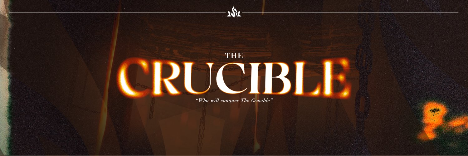 THE CRUCIBLE's banner