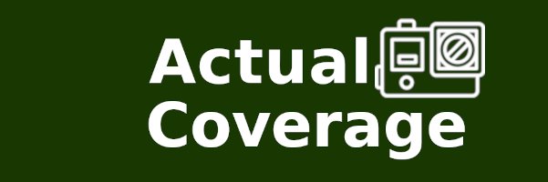 Actual Coverage's banner