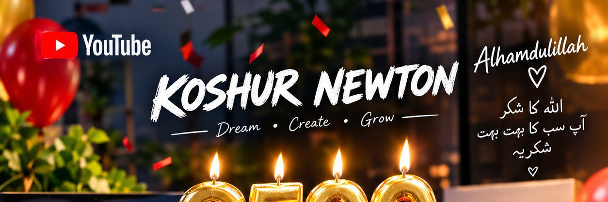 Koshur newton's banner