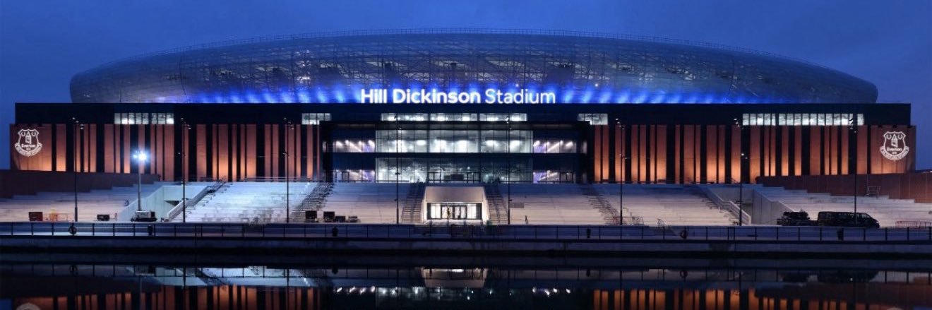 Hill Dickinson Stadium's banner