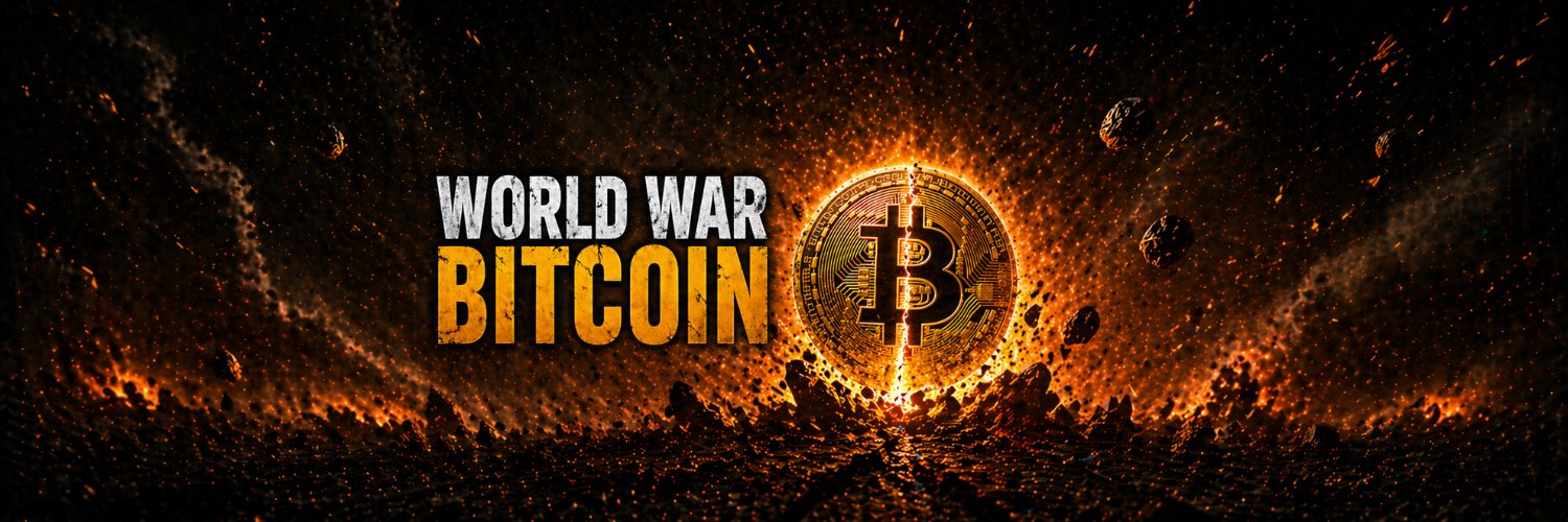 World War Bitcoin's banner