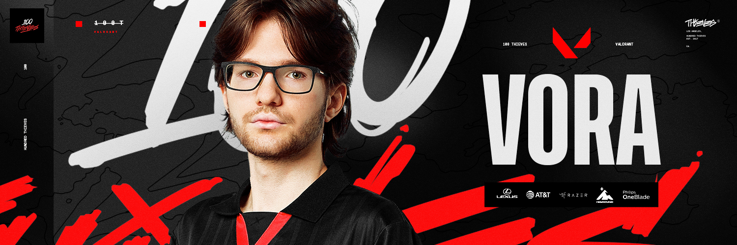 100T vora's banner