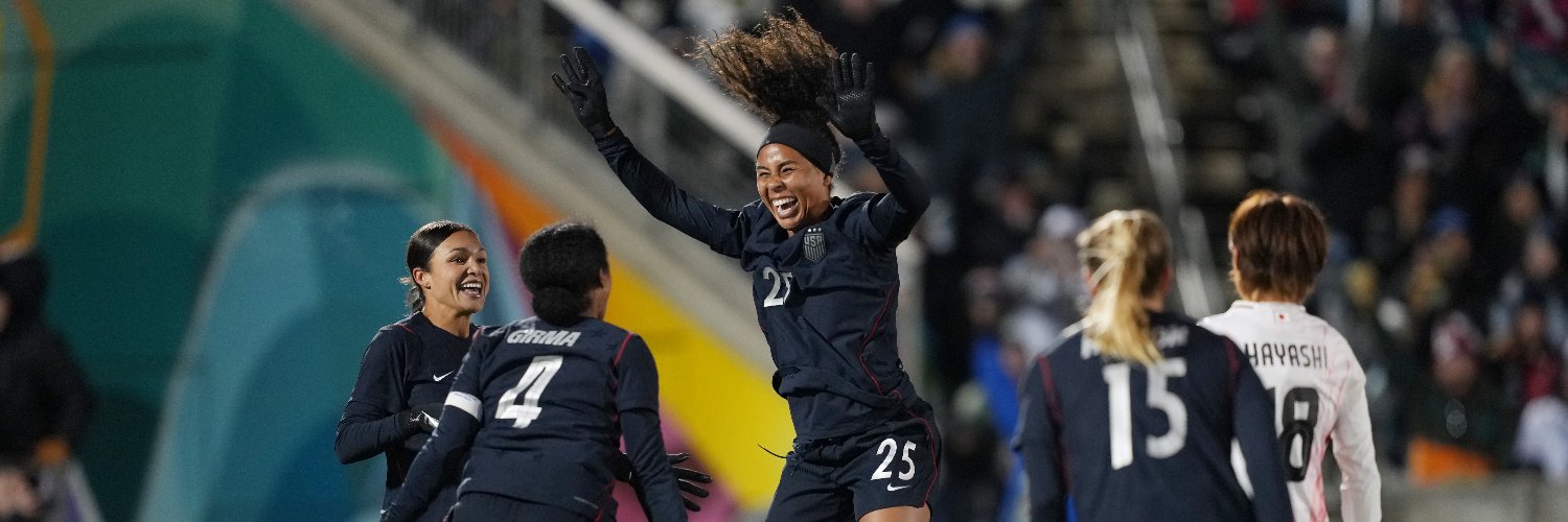 U.S. Women's National Soccer Team's banner