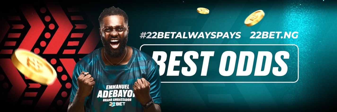 22BET Naija🇳🇬's banner