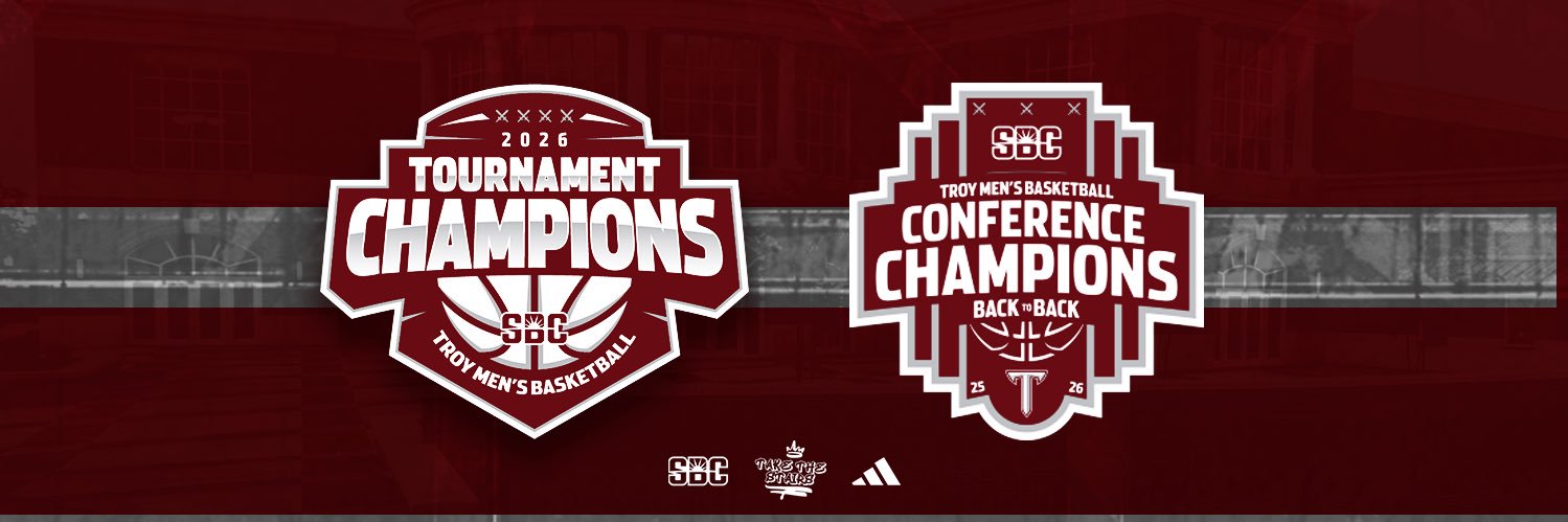 Troy Trojans MBB's banner