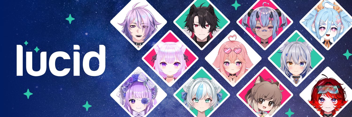 lucid Multimedia ☁️ | American VTuber Agency's banner