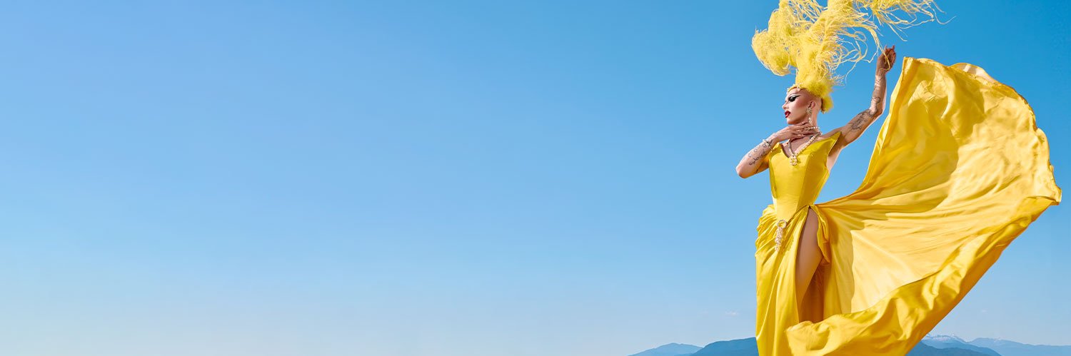 Sasha Velour's banner
