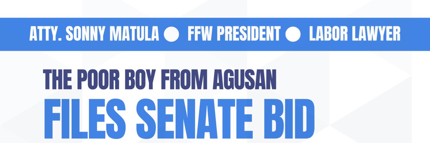 Atty. Sonny Matula's banner