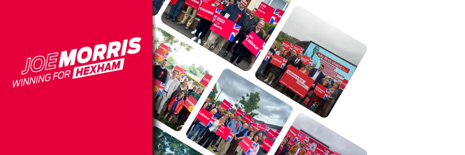 Joe Morris MP's banner