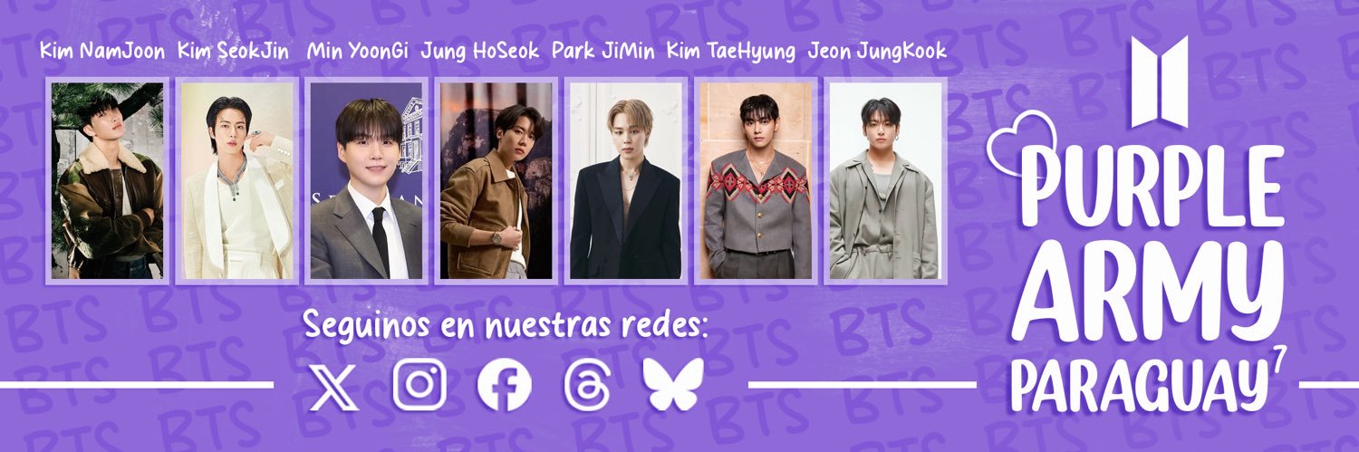 PURPLE ARMY PARAGUAY⁷ 🇵🇾 (BTS PARAGUAY)'s banner