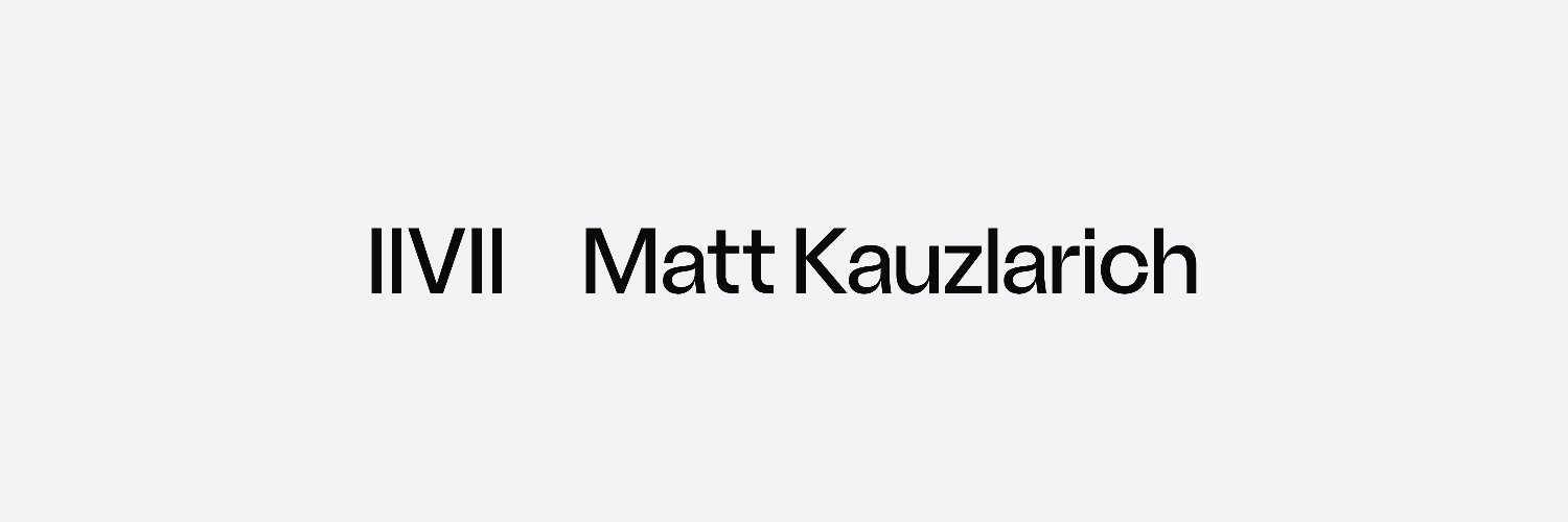 Matt Kauzlarich's banner