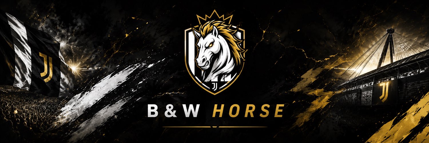 B&W Horse's banner