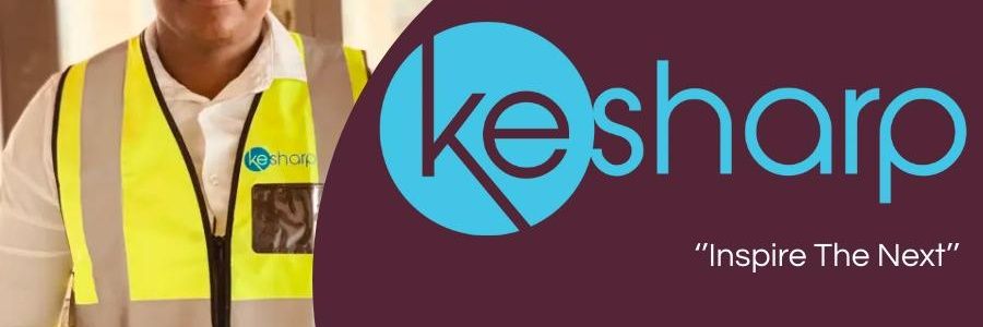 KE SHARP CONSTRUCTION (Pty) Ltd's banner