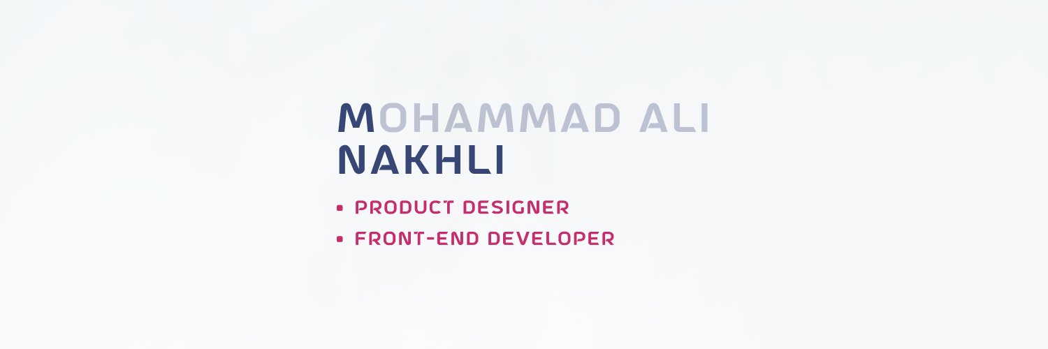 Mohammad Ali Nakhli's banner
