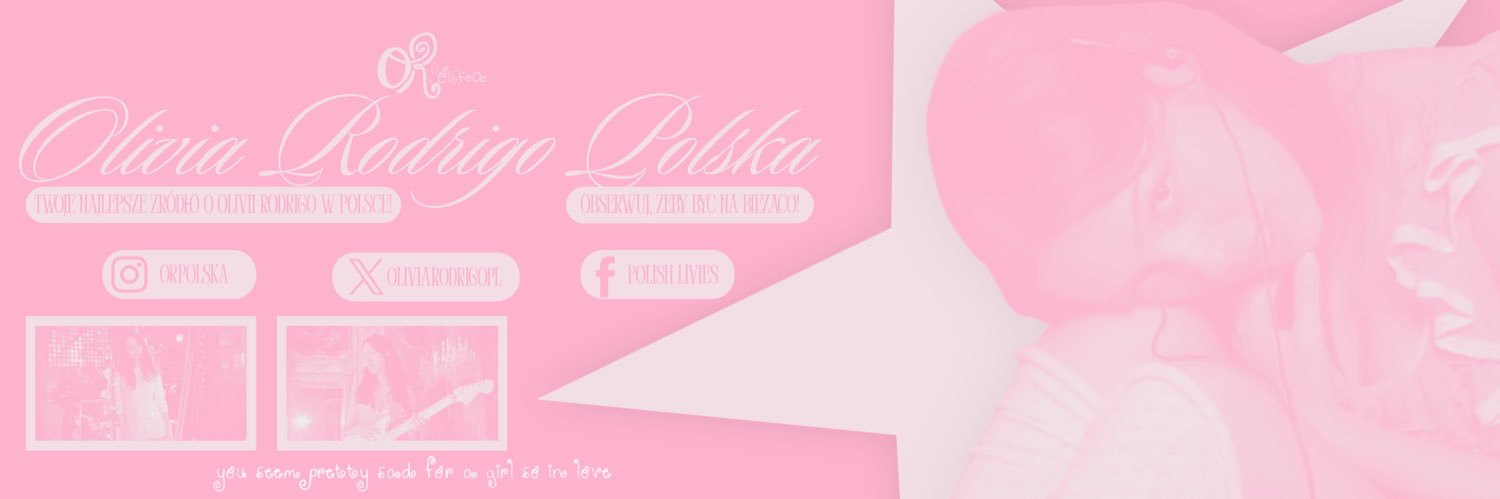 Olivia Rodrigo Poland's banner