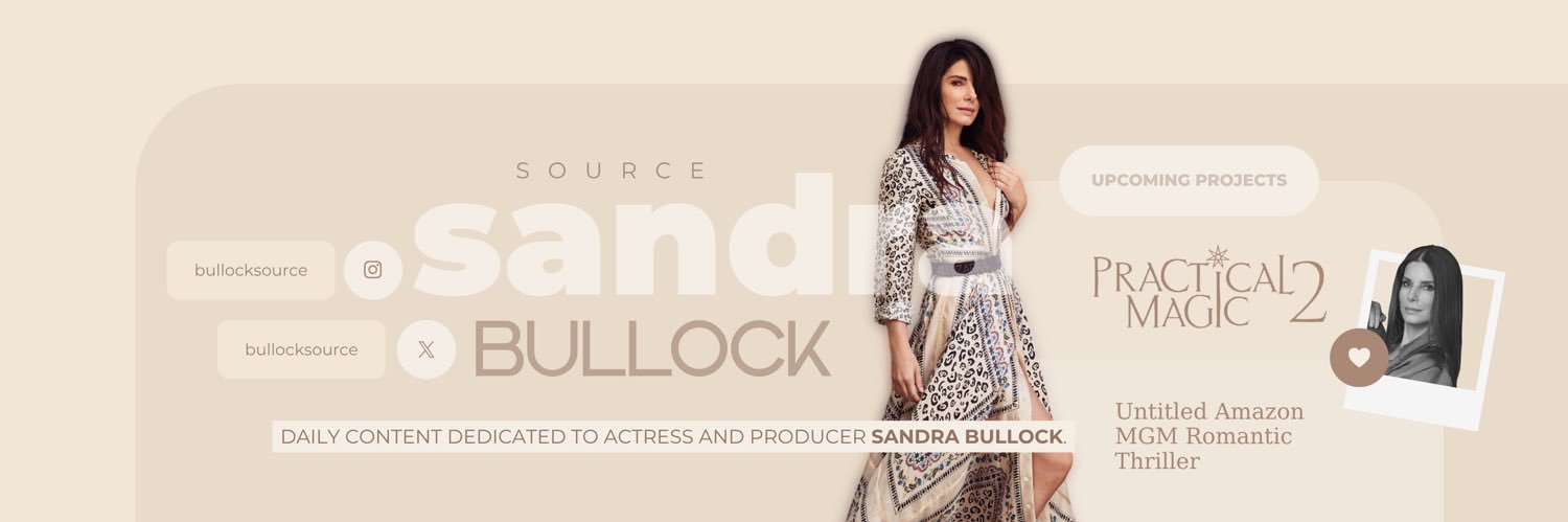 Sandra Bullock Source 🪄's banner