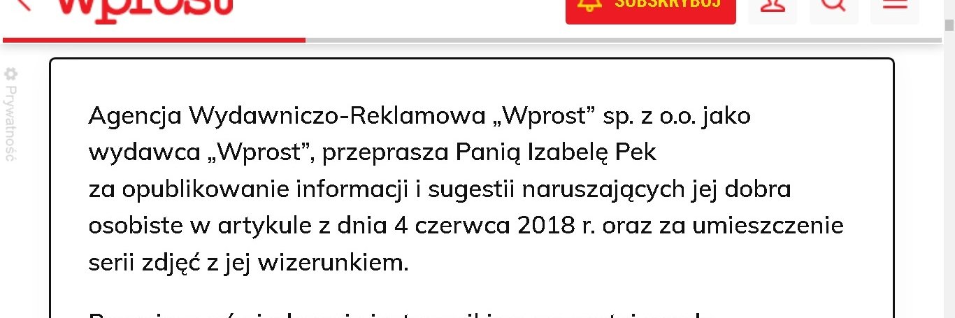 Izabela Pek's banner