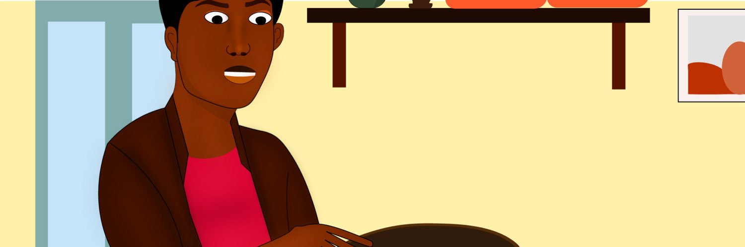 illustrator girl's banner