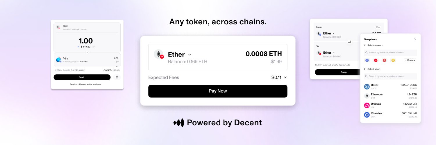 Decent's banner