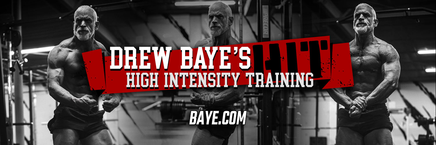 Drew Baye High Intensity Training's banner