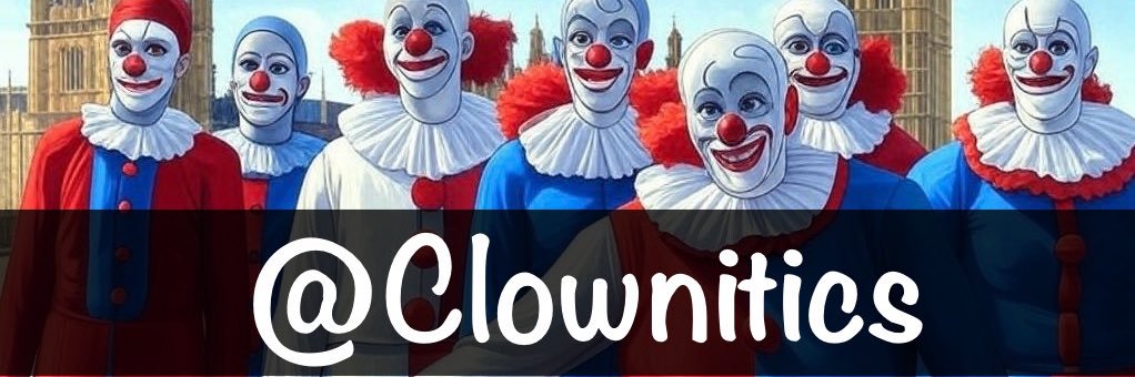 Clownitics™️ ❤️💙🤡💙❤️'s banner