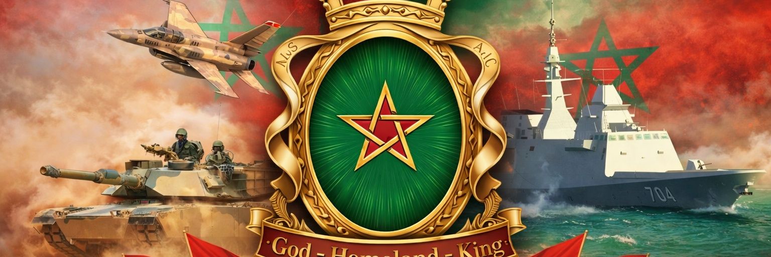۞ Kingdom of Morocco Armies-جيوش المملكة المغربية's banner