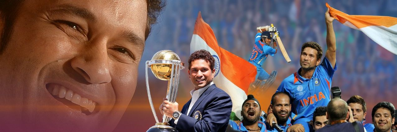 Sachin Tendulkar's banner