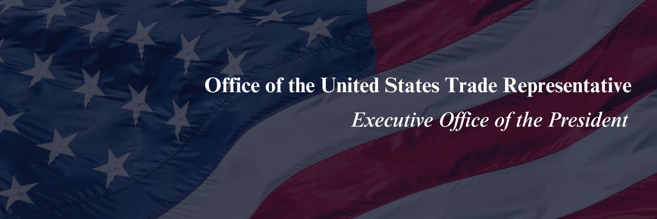 United States Trade Representative's banner