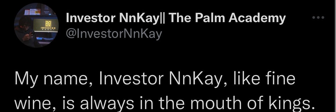 Investor NnKay's banner