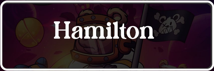 Hamilton's banner