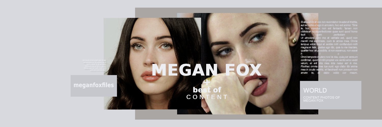 best of megan fox's banner