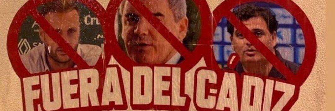 el presi del Cádiz's banner