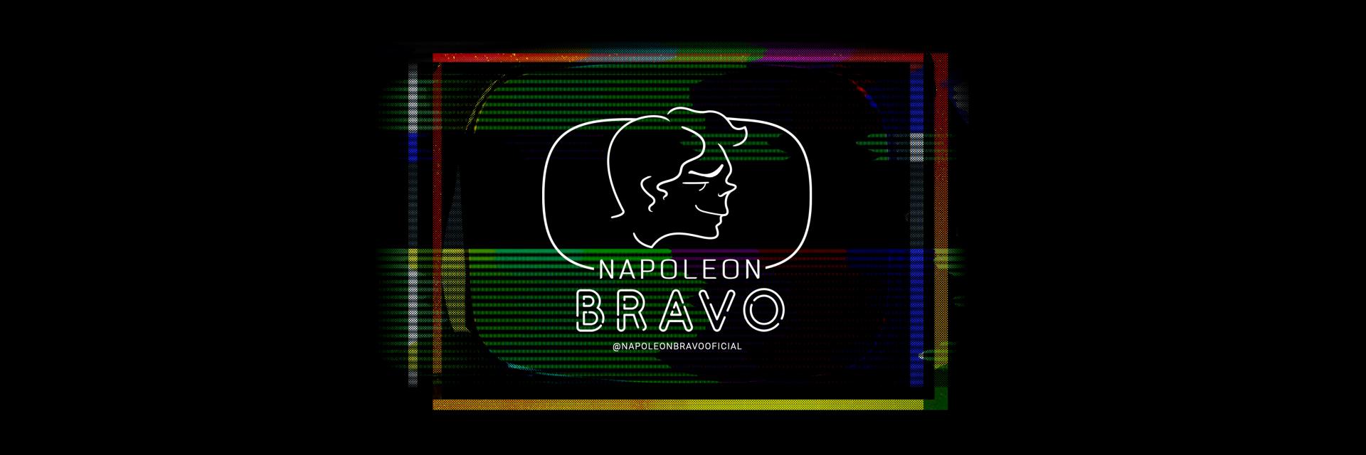 Napoleón Bravo's banner