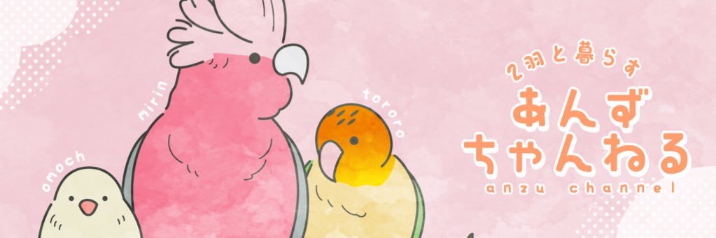 ⁎⁎ 𓅫インコと暮らすあんず 𓅫𓅫 ⁎⁎'s banner